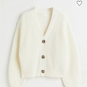 H&M oversized Ribbed Knit Cardigan